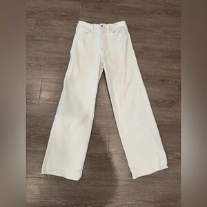 White Universal Thread High Waisted Wide Leg Jeans